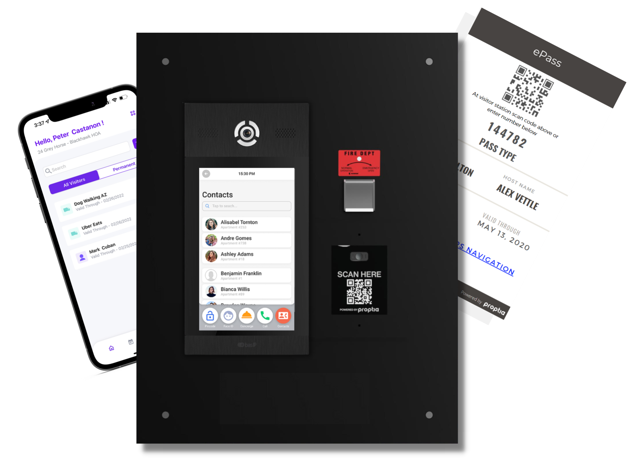 Residential Entrance Gate Entry & Access Control Building Security