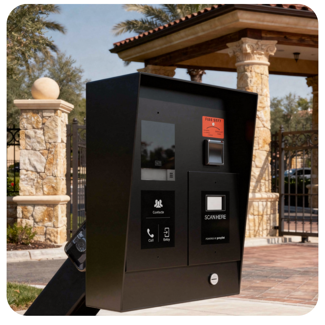 Proptis-callbox-visitor-kiosk-gated-hoa-visitor-management