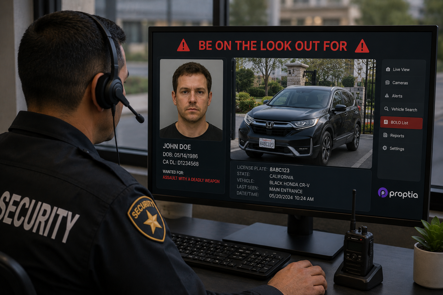 vehicle bolo list for HOAs