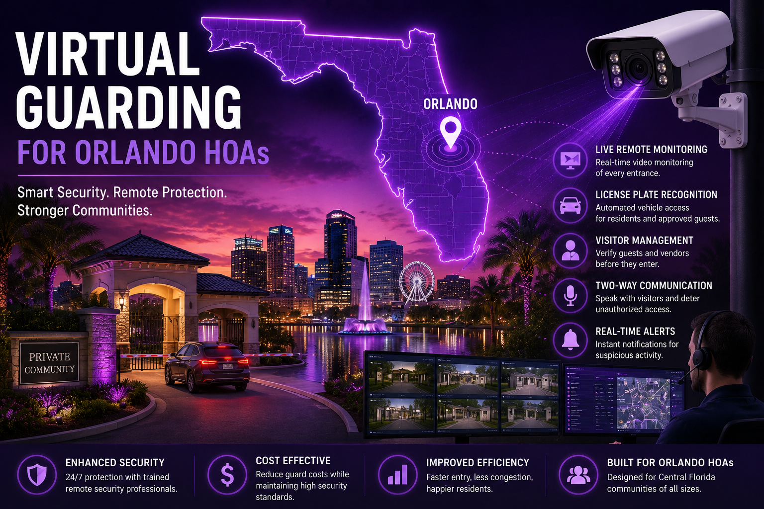 virtual guarding HOA orlando florida