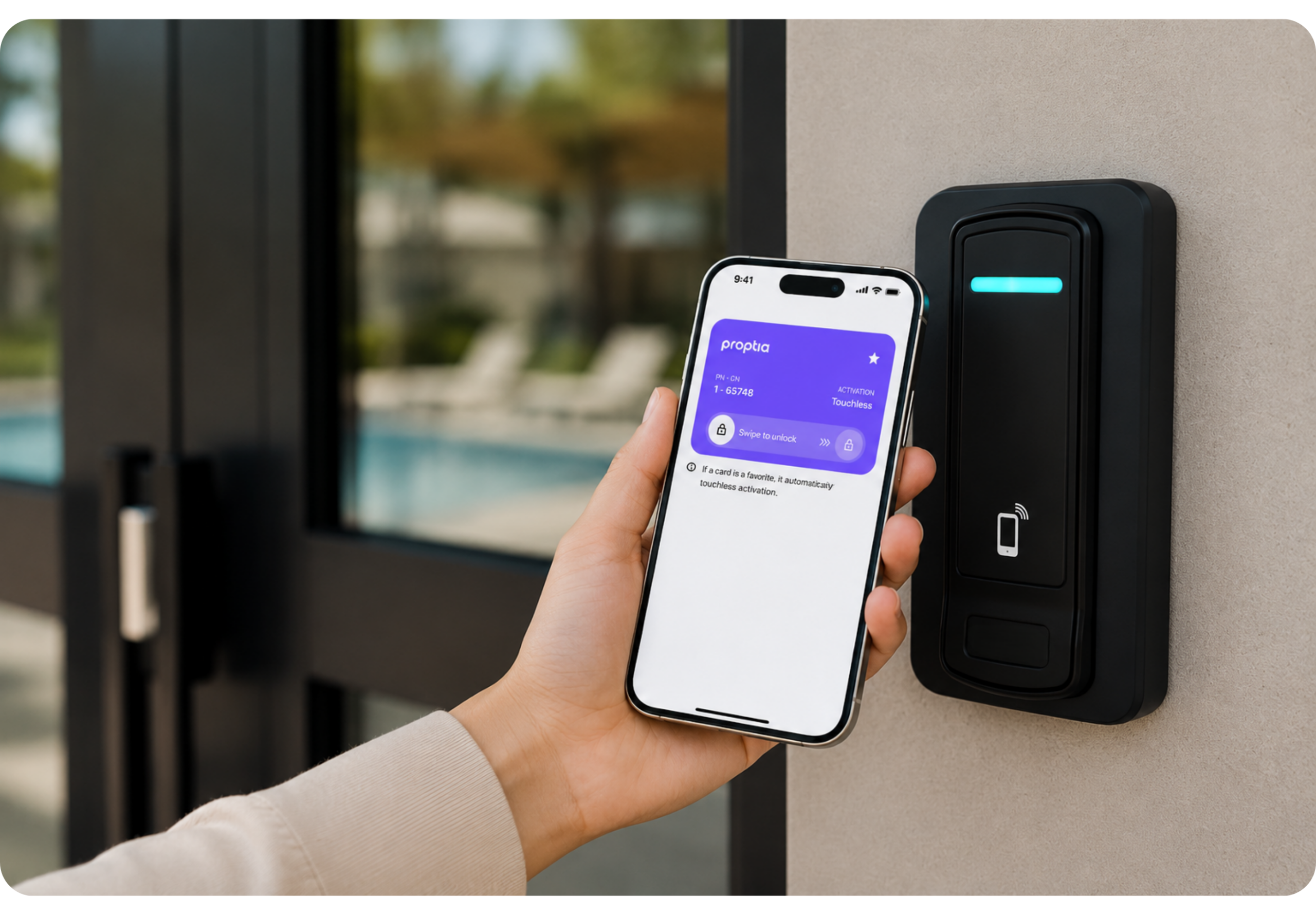 hoa and gated community smartphone bluetooth amenity access control
