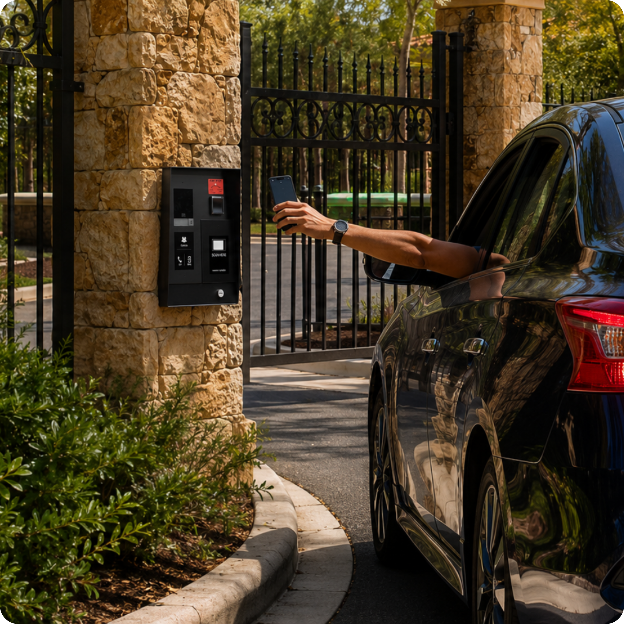 hoa call box telephone entry unit epass cloud based