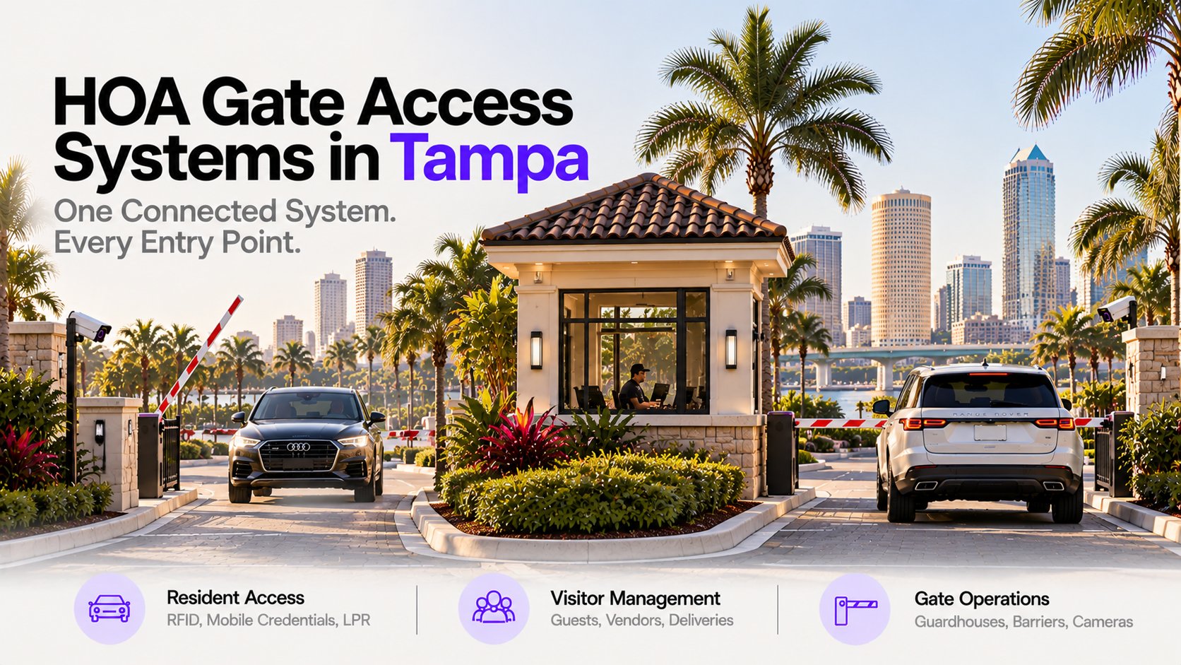HOA gate access systems in Tampa